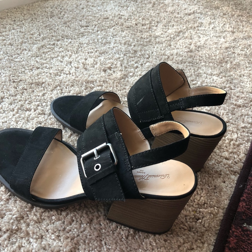 black low heels
